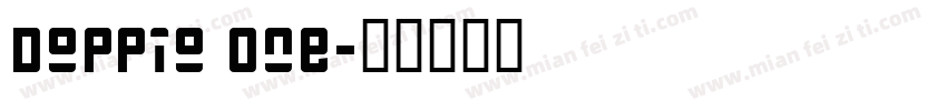 Doppio One字体转换